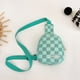 thumbnail image 4 of Bolsos para niños Otoño/Invierno 2023, nuevo estilo, bolso de pecho a cuadros, bolso cruzado a la moda para niños, 4 of 5