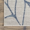 thumbnail image 3 of nuLOOM Boyce Contemporary Leaves Area Rug, 4' x 6', Blue, 3 of 9