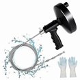 thumbnail image 3 of Heavy Duty Drain Cleaning Tool with Gloves for Bathroom, Kitchen, and Toilet Clogs, 3 of 5