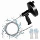 thumbnail image 3 of Heavy Duty Drain Cleaning Tool with Gloves for Bathroom, Kitchen, and Toilet Clogs, 3 of 5