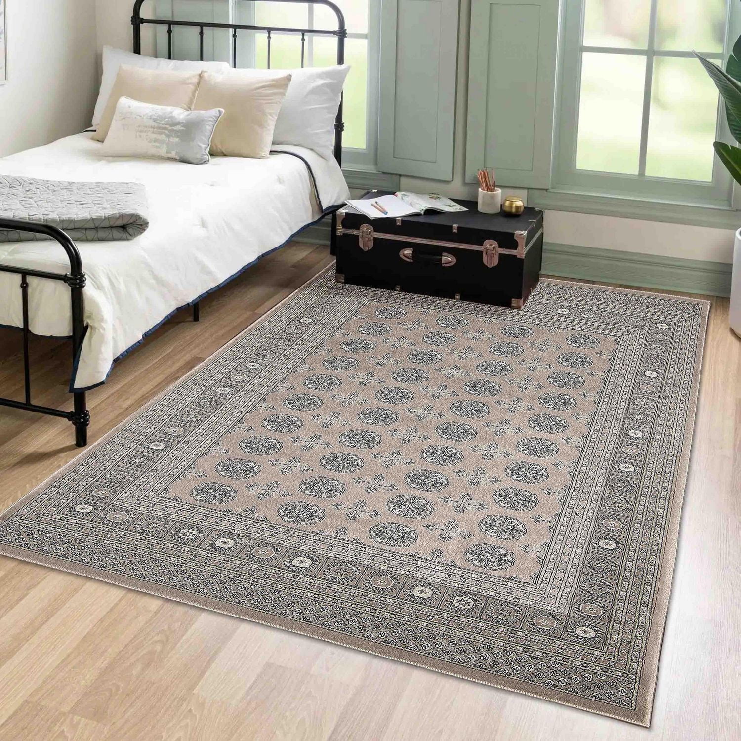 ECARPET Bokhara Oriental Area Rug for Living Room