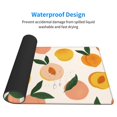 thumbnail image 3 of Rateoe Peach1 Print Mouse Pad - Extended Large Gaming Mousepad,Non-Slip Stitched Edge,16x29.5 Inch, 3 of 8