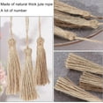 thumbnail image 4 of 1bag 20PCS 5.4" Natural Jute Rope Tassel Hemp Rope Burlap Tassels Embellishing Cords for Christmas Tree DIY Craft Garland Project Wedding Home Party Decor, 4 of 8