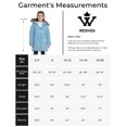 thumbnail image 5 of WenVen Big Girl's Winter Coat Quilted Puffer Jacket Waterproof Outerwear Blue 18/20Y, 5 of 8
