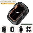thumbnail image 2 of Estuche para Apple Watch Series 8/7/SE/6/5/4/3 Ultra 41mm 45mm 38 40 42mm 44mm 49mm Soft TPU Protector a prueba de golpes Parachoques para iwatch Tan Jianjun  unisex, 2 of 2