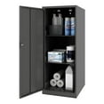 thumbnail image 2 of Pemberly Row 3 Shelf Personal Metal Locker Storage Cabinet Locking Charcoal, 2 of 8