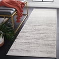 thumbnail image 3 of SAFAVIEH Adirondack Esmond Striped Runner Rug, Ivory/Silver, 2'6" x 6' - Modern Design, Ivory & Silver, Ideal for Living Room, Bedroom, Dining Space, Entryway, Hallway, Kitchen, 3 of 11