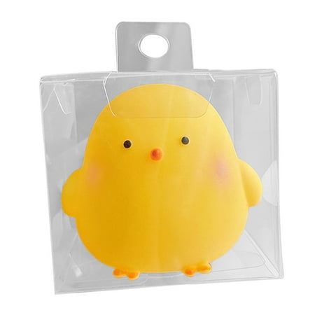 

Desheus Night Lamp Adorable Appearance Rechargeable Soft Lighting Flicker Free Eye Protection Decorative Vinyl Cartoon Chick LED Bedside Lamp Room Decor Bedroom Supplies