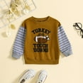 thumbnail image 2 of Vedolay Boys Clothes Casual Autumn Daily T Shirt for Kids Girls Gold,120, 2 of 5