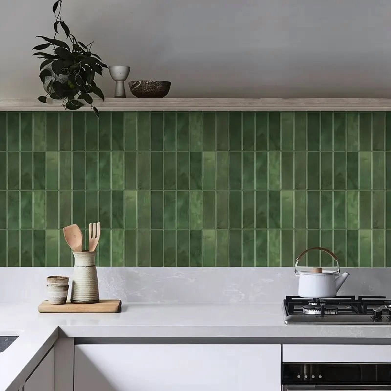 Peel and Stick Backsplash Wall Tiles,Self-Adhesive,Oil Proof,Waterproof, Removable Wall Panels for Kitchen & Bathroom,Modern Design, Easy Install (11.4x9 inch,20 Pack)