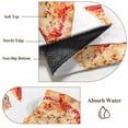 thumbnail image 5 of Realistic Food Area Rugs 5x7 ft Yummy Italy Naples Thin Crust Pizza Washable Rug Non Slip Indoor Carpet Absorbent Floor Mat for Living Room Bedroom Dining Room, 5 of 9