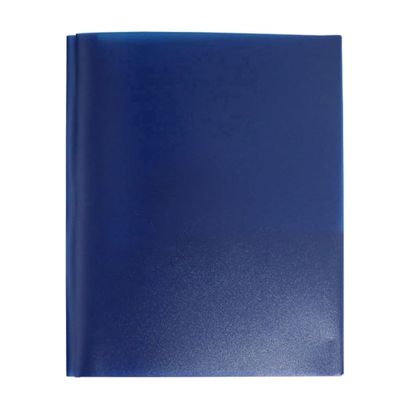 Two Pocket Folders with Prongs Durable Plastic Pocket Folders Letter Size File Folders with Metal Prongs Fastener Clips, Folders with Business Card Colored Folders for Document