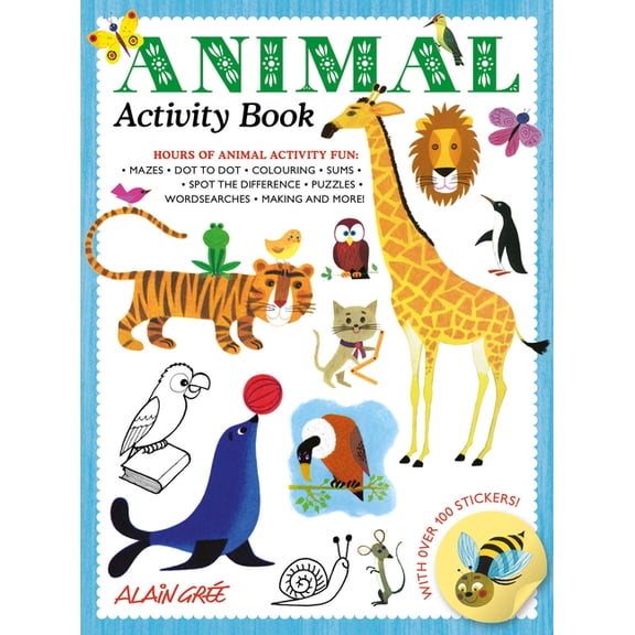 Alain Grée Activity Book Animal Activity Book, (Paperback)