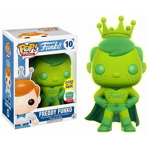 POP! Funko Freddy Funko Vinyl Figure (Gamma Glow Superhero)