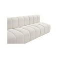 thumbnail image 4 of Meridian Furniture Arc Cream Boucle Fabric Modular Sectional, 4 of 9