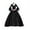 Black, variant on asdoklhq Plus Size Tops for Women,Women Retro Party Princess Cosplay Lace Floor Length Dress