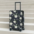 thumbnail image 3 of Wukai Lilies Flowers Elastic Luggage Cover: Personalized Protection for Your Suitcase - Fits 19~29-inch, Washable & Durable Travel Companion-Large, 3 of 8