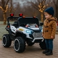 thumbnail image 3 of Carrito Electrico Montable para Niños de Control Remoto y Manejo Directo Camioneta 4X4 con Luces, Bluetooth y USB, 3 of 12