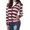 RD2, variant on Women's Hoodies Sweatshirts Women Fashion Hooded Long Sleeve Pocket Zipper Rope Striped Hoodie Jacket Blue S