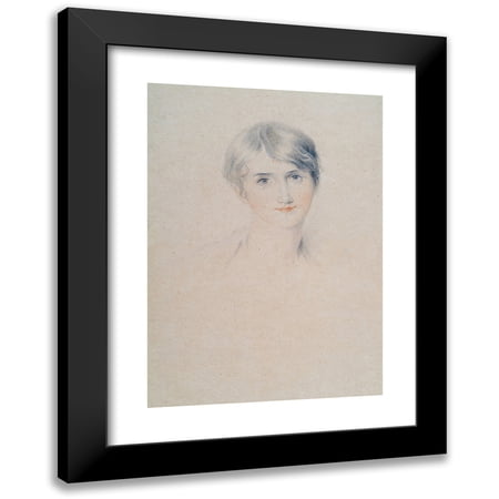 Sir Thomas Lawrence 11x14 Black Modern Framed Museum Art Print Titled - Portrait of Miss Bloxham