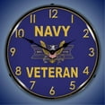 thumbnail image 2 of 1407525 Navy Veteran clock - Made in USA, 2 of 3
