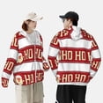 thumbnail image 4 of Kdxio Ho Ho Ho Vintage Rusty Metal Sign Print Women Men Sun Protection UPF 50+ Jackets Zip Up Long Sleeve Hoodie Hiking Lightweight with Pockets, 4 of 7