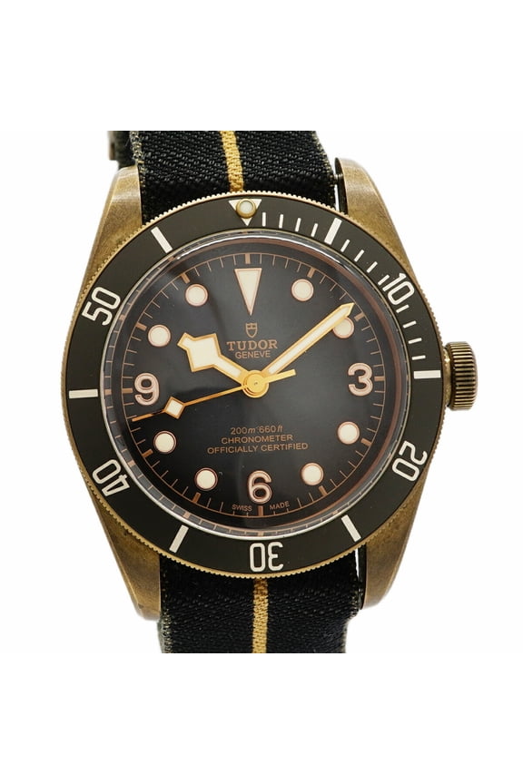 Pre-Owned Tudor Heritage Black Bay Bronze 79250BA Grey Dial Men's Watch