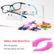 thumbnail image 4 of Jumpingount Tapones de vidrio Retenedor de gafas de silicona Cómodo 1 par Antideslizante Ligero para niños Adultos Verde Cadenas y cordones para anteojos Rosa roja Jumpingount AP008432-05, 4 of 6
