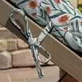 thumbnail image 4 of ARDEN Foam Outdoor Chaise Lounge Cushion, 21 x 72, made with ProFoam, Rain-proof, Fade Resistant, Pistachio Botanical, 4 of 9