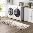 thumbnail image 2 of Wildflower Kitchen Rugs Set of 2 Spring Summer Floral Kitchen Mats for Floor Non Slip Kitchen Runner for Home Farmhouse Seasonal Decor Comfort Standing Mat for Sink Laundry, 2 of 5
