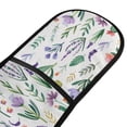 thumbnail image 2 of Dailycode Double Sided Oven Mitt with Loop Heat Resistant Kitchen Long Potholders 7" x 35" Lavender Leaves Cactus, 2 of 6