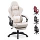 thumbnail image 1 of Silla Gamer Pro Dowinx | Ergonómica, Reclinable 180°, Masaje Lumbar USB, Reposapiés Retráctil, Ajustable | Cuero Sintético Premium, 1 of 6