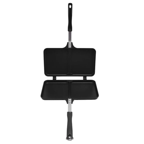 Xirurus Sandwich Maker, Double Sided Non-Stick Grill Pan for Grilled Cheese & Panini, Quick Heat Aluminum Alloy, Easy Clean Compact Design