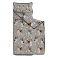 thumbnail image 2 of Beagle and Dog Footprints Toddler Nap Mats for Kids Preschool,Sleeping Mat Bag or Kids,Toddler Sleeping Bag,Toddler Nap Mat or Daycare, 2 of 6