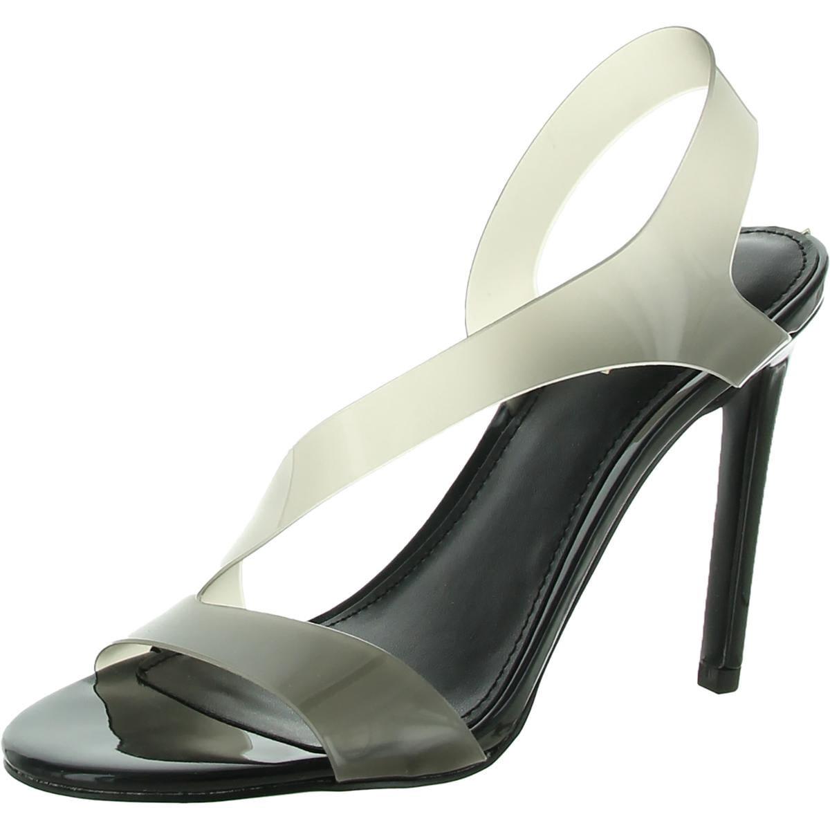 guess women's ferry asymmetrical lucite clear dress sandals Guess | Shoes | New Guess Womens Ferry Asymmetrical Lucite Clear Dress  Sandals