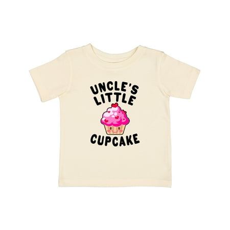 

Inktastic Uncles Little Cupcake Gift Baby Girl T-Shirt