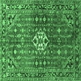 thumbnail image 1 of Ahgly Company Indoor Square Persian Emerald Green Traditional Area Rugs, 5' Square, 1 of 4
