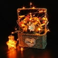 thumbnail image 2 of Guirnalda de luces LED CYLAPEX, naranja, 3.3 pies, 20 LED, paquete de 6, 2 of 7