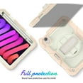 thumbnail image 2 of navor Rugged Cover Compatible with iPad Mini 6 (2021), Rotatable Kickstand Shoulder & Hand Strap Shockproof Heavy Duty Protective Case, 2 of 9