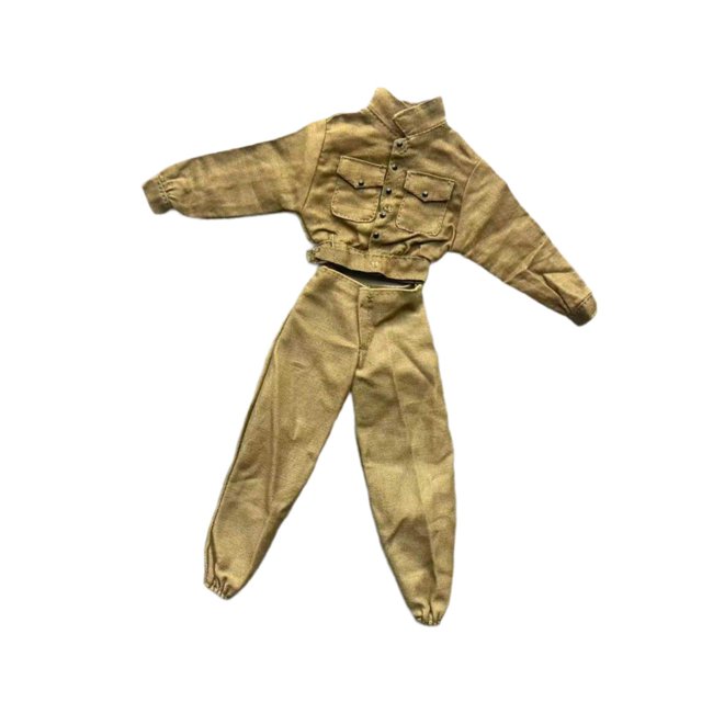Wweixi 2x Mode 1/6 Uniforme Ensemble Complet Modèle Veste Pantalon Mini et pour Figurines de 12 Po