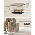 thumbnail image 4 of Otomana SONGMICS Mazie Collection con almacenamiento de 38 x 38 x 38 cm, 4 of 7