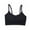 Black, variant on Baywell Women's Wrap Chest, Wipe Chest, Anti Tarnish Bra, Breast Pad, Short Suspender Vest 4 Packs 115.5-137.5LBS