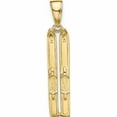 thumbnail image 1 of 10K Yellow Gold 3-D Snow Skis Pendant (29 X 5) Made In Peru -Jewelry By Sweet Pea, 1 of 5