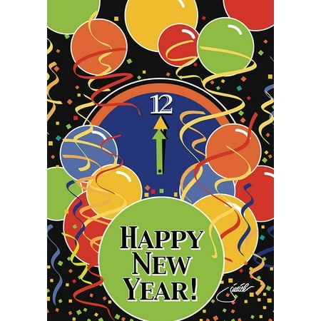 Toland Home Garden Stroke of Midnight House Flag - Walmart.com