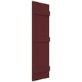 thumbnail image 4 of 14"W x 63"H Mid-America Vinyl, Standard Size Four Board Joined Shutters, w/Installation Shutter-Lok's & Matching Screws, 078 - Wineberry, 4 of 13