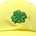 thumbnail image 5 of DALIX Four Leaf Clover Hat Baseball Cap St. Patrick's Day Cotton Caps Minion Yellow, 5 of 7