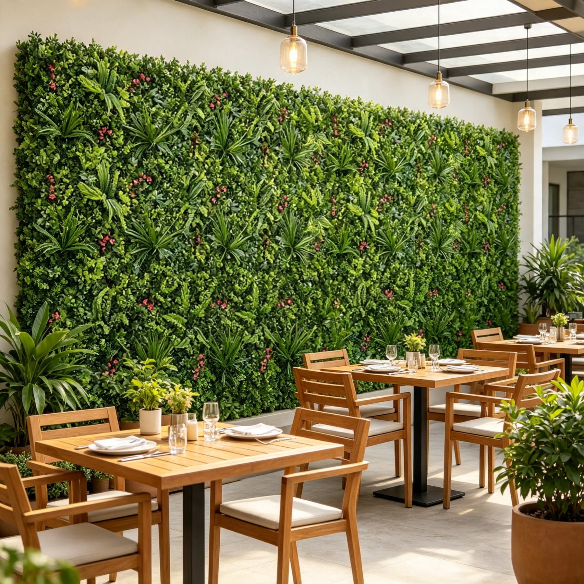 12PCS Artificial Boxwood Panels, 20x20in Sun-Protected Privacy Hedge Fence for Indoor & Outdoor Garden Backdrop