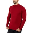 thumbnail image 3 of X RAY JEANS Mens Mock Neck Sweater Pullover, Jester Red, L, 3 of 10