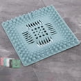 thumbnail image 4 of sunsanly Silicone Shower Drain Cover Hair Catcher Protector for Regular Drains Easy to Clean Drain Protector Fits Most US Standard Floor Drains in Showers Bathrooms Sinks, 4 of 8