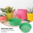 BEATIZ Rock Garden Sieve Soil Sifter, Round Plastic Soil Sifting Pan